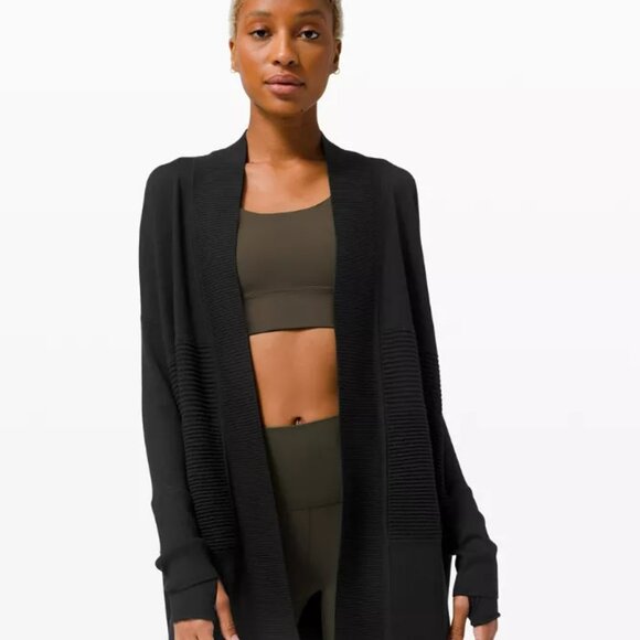 Lululemon Sit In Lotus Wrap II Style Number: W4ANWS Black Size 6 - Picture 3 of 14